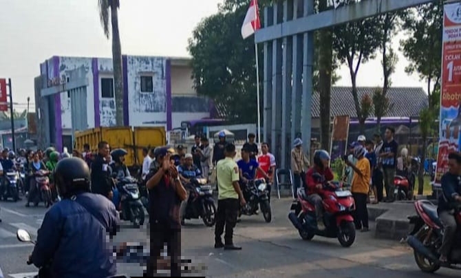 Kecelakaan Maut di Jalan Raya Rajeg–Mauk Tangerang, Pengendara Motor Tewas Usai Terlibat Insiden dengan Truk